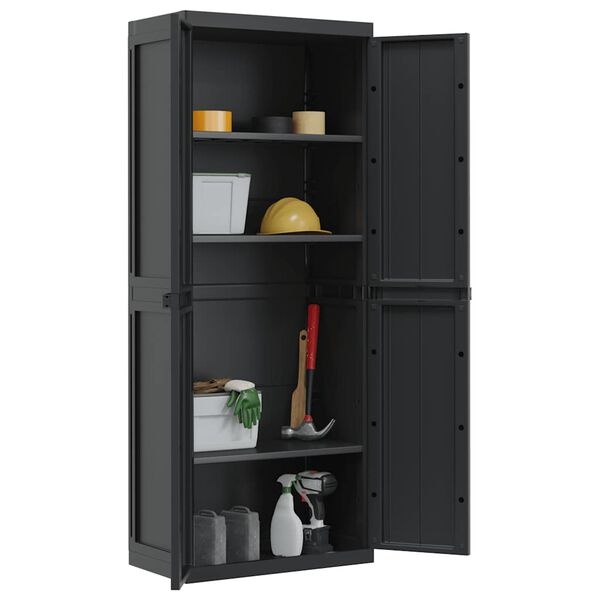 Vidaxl Armoire de jardin polypropylène 165cm - Jusqu'à 35% de remise