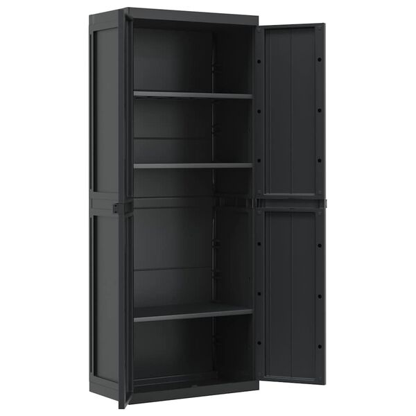 Vidaxl Armoire de jardin polypropylène 165cm - Jusqu'à 35% de remise