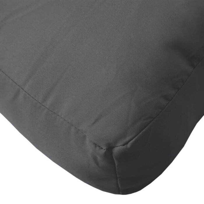 Vidaxl Lot de 2 coussins de palette anthracite - Jusqu'à 34% de remise