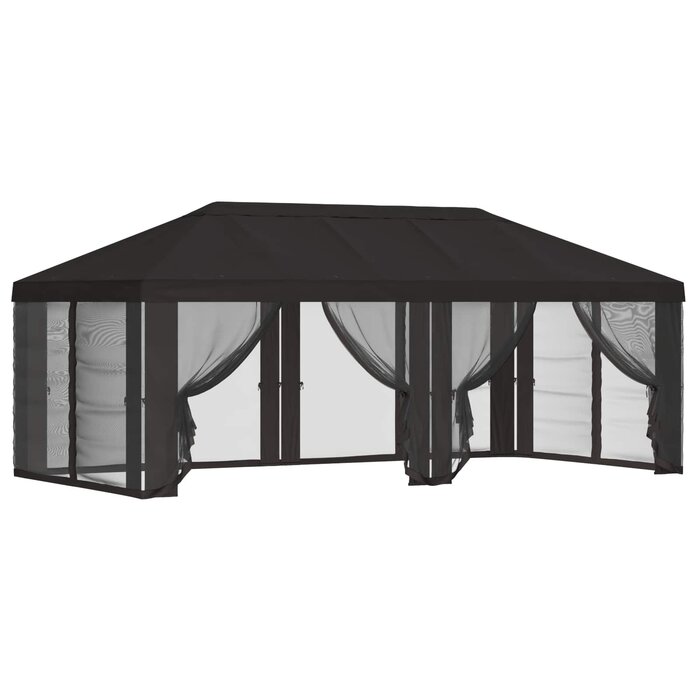 Vidaxl Tonnelle de jardin 6x3m anthracite - Jusqu'à 35% de remise