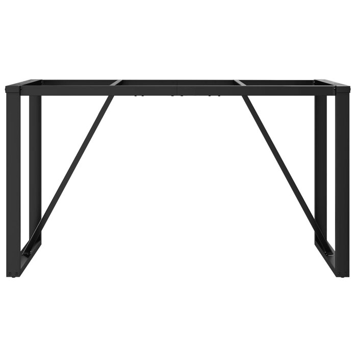 Vidaxl Pieds de table O-frame en fonte noire 120 x 40 x 73 cm - Jusqu'à -34%