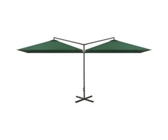 Vidaxl Parasol double 600x300 cm vert - 61% de remise