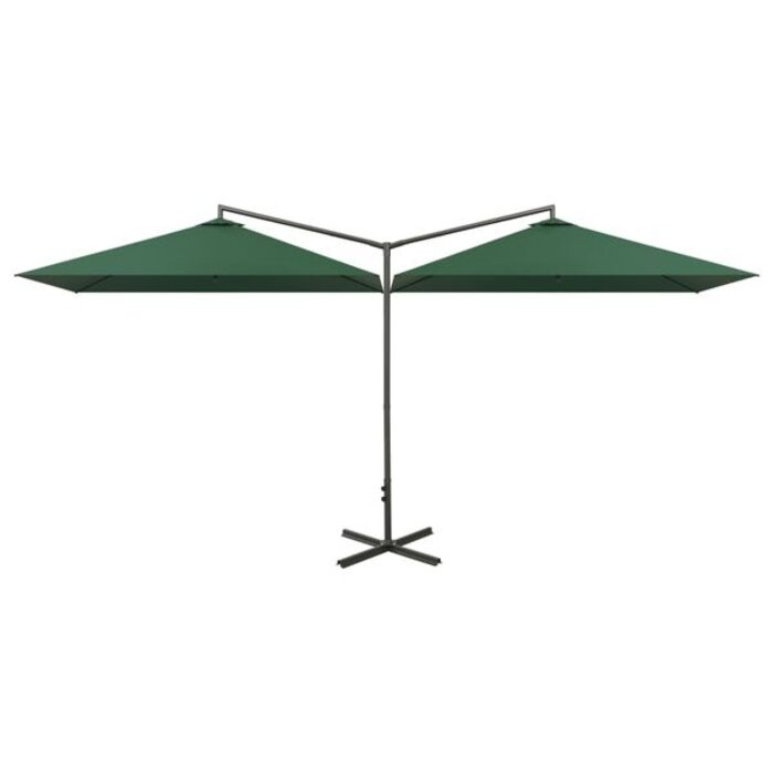 Vidaxl Parasol double XXL 600x300 cm vert - Jusqu'à -35%