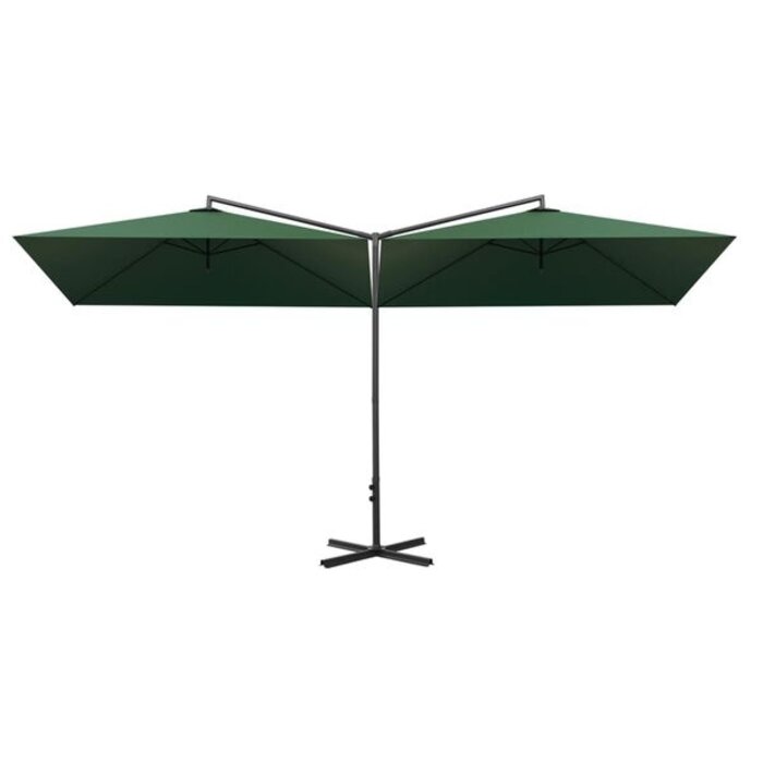Vidaxl Parasol double XXL 600x300 cm vert - Jusqu'à -35%