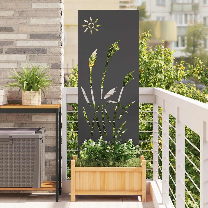 Vidaxl Paravent de jardin décoratif noir 50x140 cm - Jusqu'à 34 % de réduction
