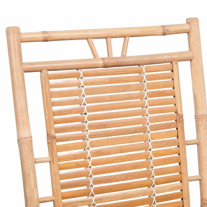 Vidaxl Fauteuil à bascule en bambou relaxant - Jusqu'à -34% sur le prix