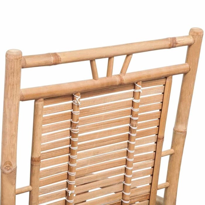 Vidaxl Fauteuil à bascule en bambou relaxant - Jusqu'à -34% sur le prix