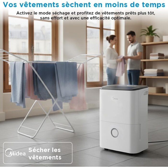 Déshumidificateur d'air 20L/jour - Jusqu'à 35% de remise