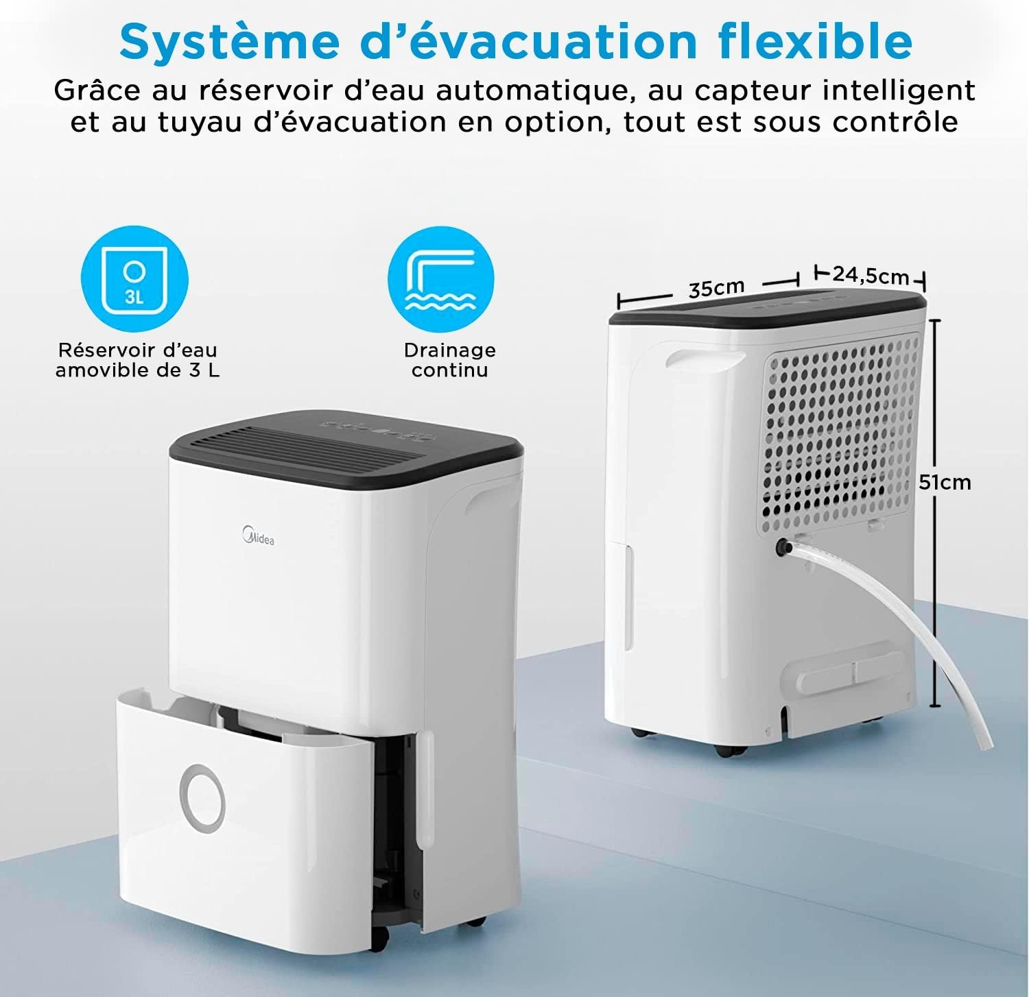 Déshumidificateur d'air 20L/jour - Jusqu'à 35% de remise