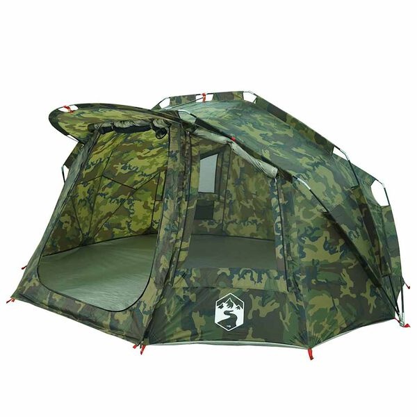 Vidaxl Tente de Pêche 5 Places Camouflage - Jusqu'à 35% de remise