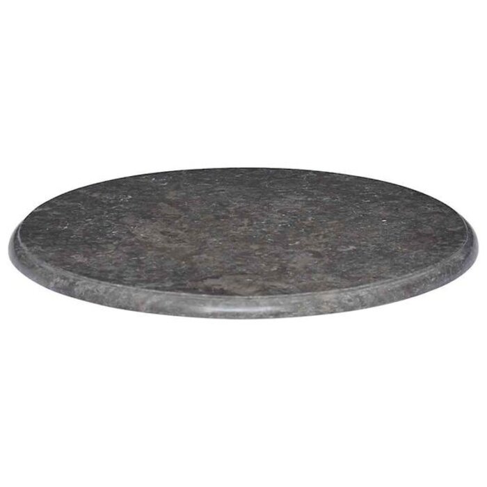Vidaxl Plateau de table en marbre noir Ø 60 cm - Jusqu'à -35% d'économie