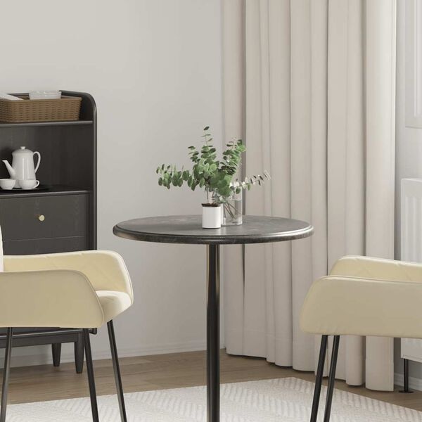 Vidaxl Plateau de table en marbre noir Ø 60 cm - Jusqu'à -35% d'économie