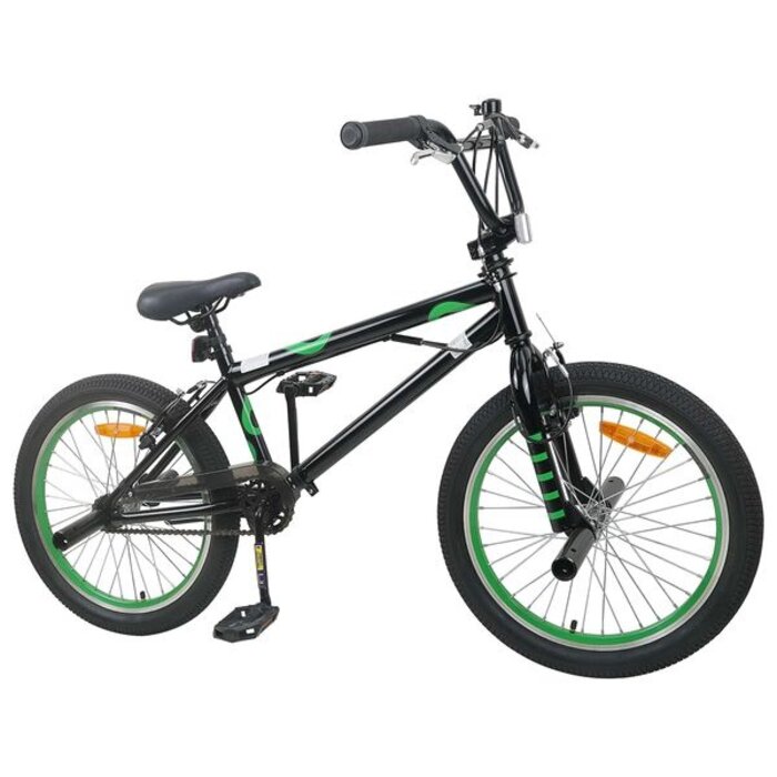 Vidaxl Vélo BMX 20 pouces pour enfants - Noir - Jusqu'à 35% de réduction