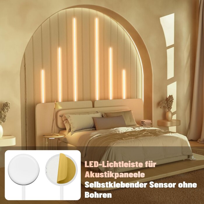 Lot de 6 barres LED encastrables - Blanc chaud - Jusqu'à -34%