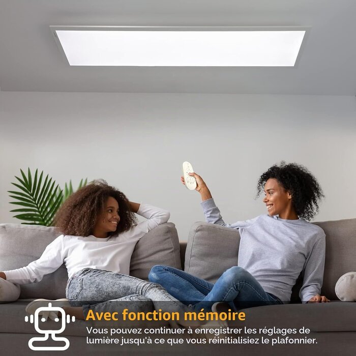 Panneau LED 100x25cm Dimmable & CCT - Jusqu'à 34% de remise