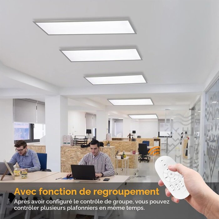 Panneau LED 100x25cm Dimmable & CCT - Jusqu'à 34% de remise