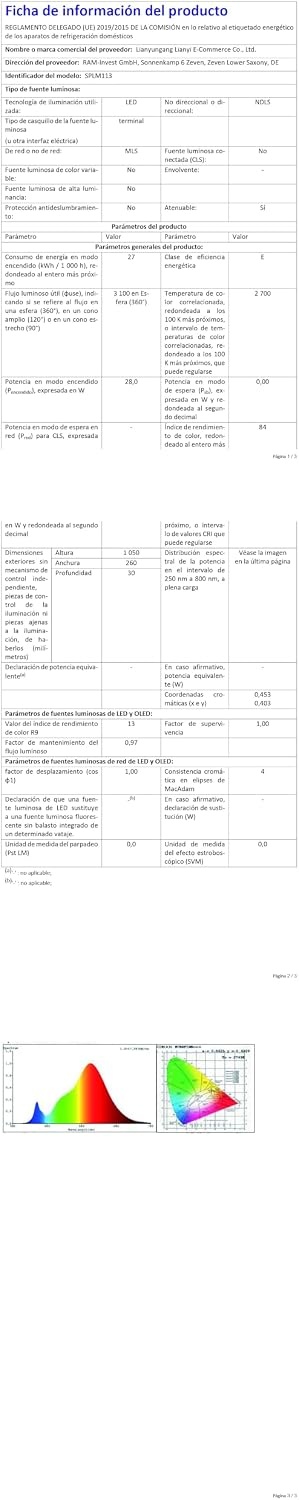 Panneau LED 100x25cm Dimmable & CCT - Jusqu'à 34% de remise