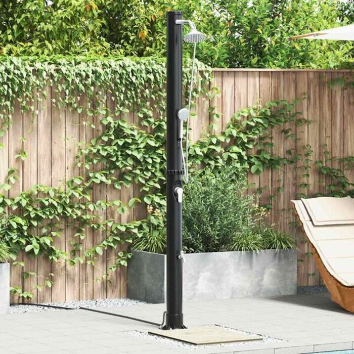 Vidaxl Douche solaire d'extérieur 20 L noire - Jusqu'à 35 % de remise