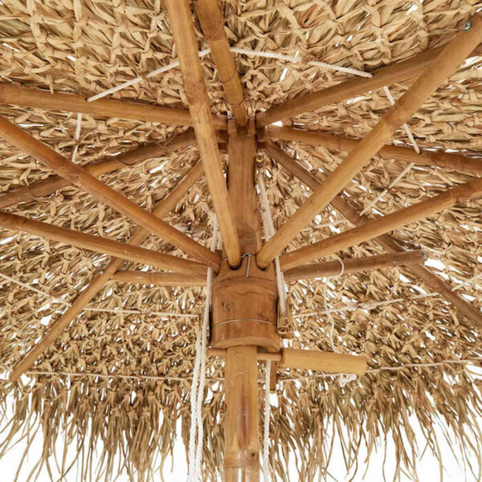 Vidaxl Parasol Tiki en bambou 150 cm - Style tropical - Jusqu'à 35% de remise