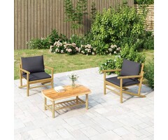 Vidaxl Table de jardin basse en bambou 90x55 cm - 60% de remise