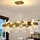 Lustre rond cristal doré 80cm 20 ampoules - Jusqu'à -35% d'économie