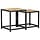 Lot de 2 tables basses gigognes MDF noir et jaune - Jusqu'à -32%