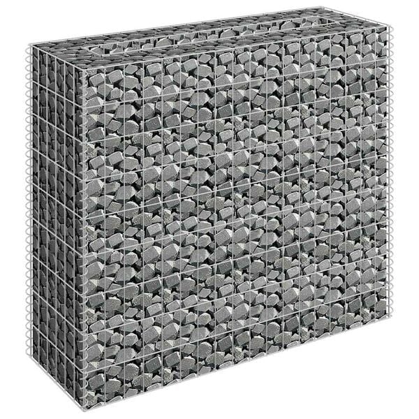 Vidaxl Jardinière gabion surélevée 90x30x90 cm - Acier galvanisé - Jusqu'à -34%