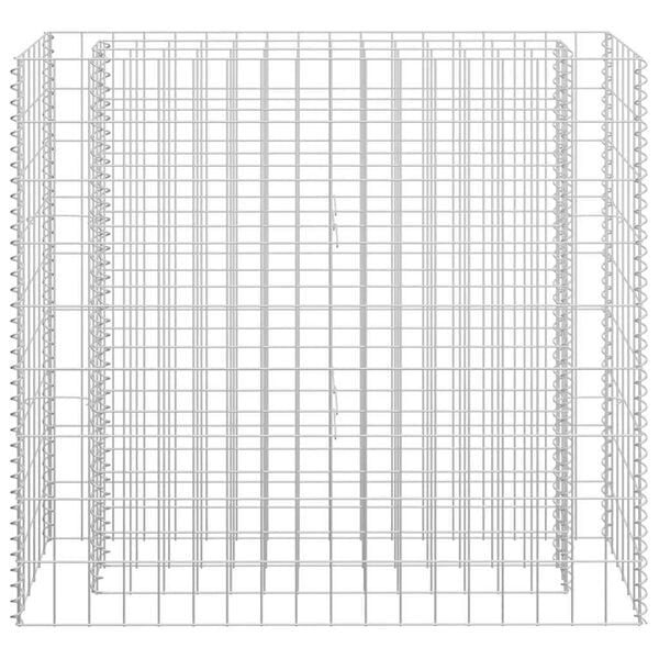 Vidaxl Jardinière gabion surélevée 90x30x90 cm - Acier galvanisé - Jusqu'à -34%
