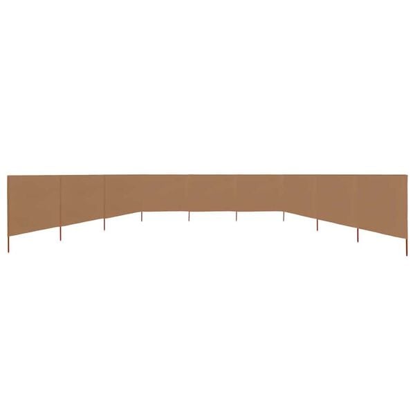 Vidaxl Paravent pliable taupe 1200x160 cm - Jusqu'à 35% de réduction