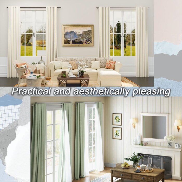 Tringle à rideaux extensible 280-400 cm - Argent - Jusqu'à 32% de remise