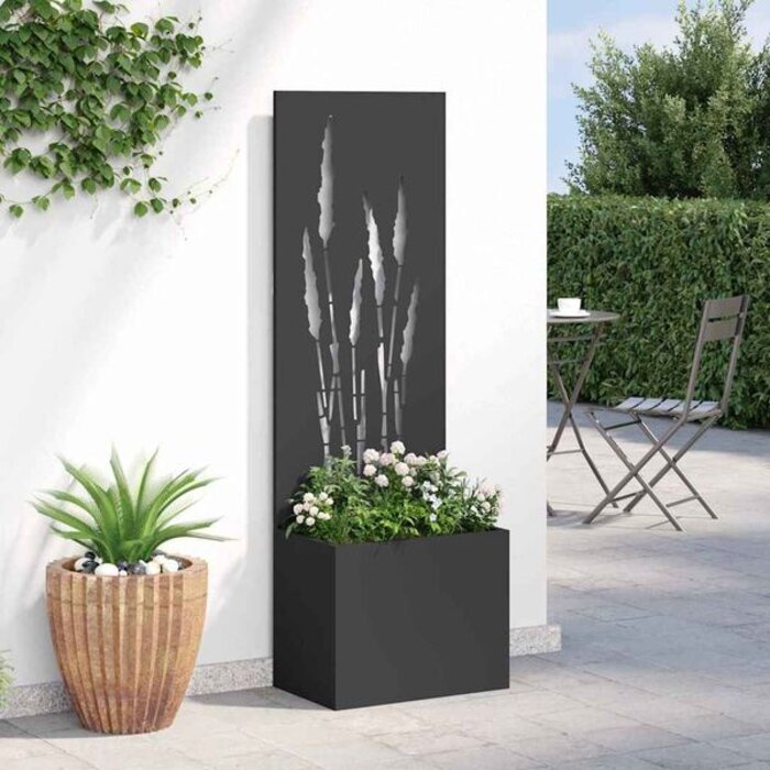 Vidaxl Paravent de jardin en acier - Noir - Jusqu'à -34%