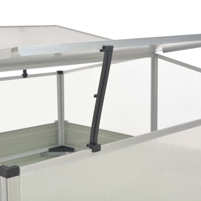 Vidaxl Serre de jardin en acier galvanisé - 100x100x85 cm - Jusqu'à -34%