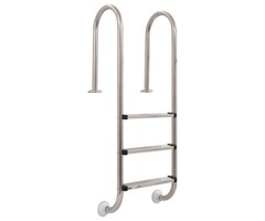 Vidaxl Échelle de piscine 3 marches 120 cm en inox - 61% de remise