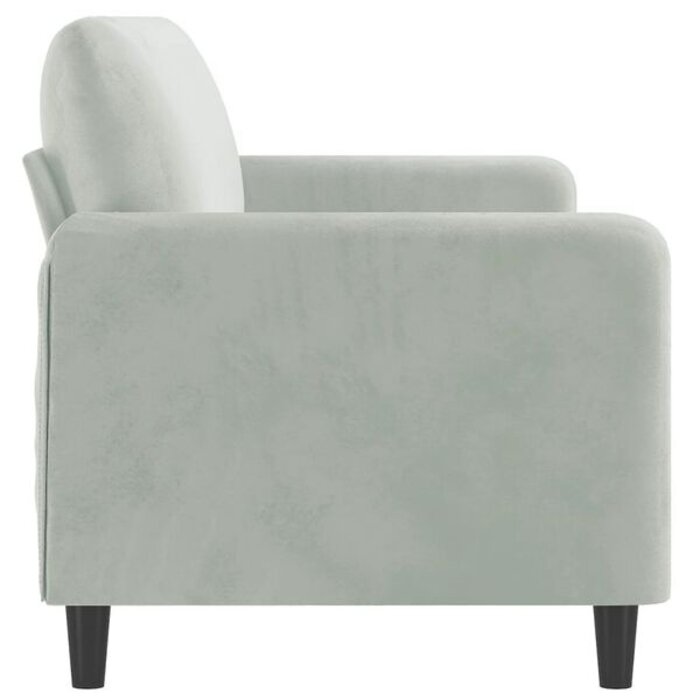 Vidaxl Canapé 3 places 180 cm en velours gris clair - Jusqu'à 35% de remise
