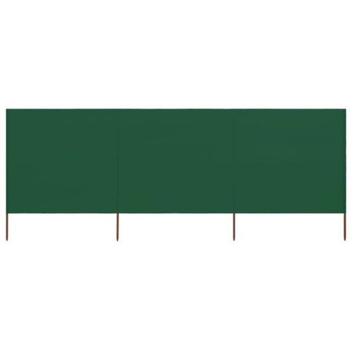 Vidaxl Paravent de jardin pliable 3 panneaux 400x160 cm - Vert - Jusqu'à -34%