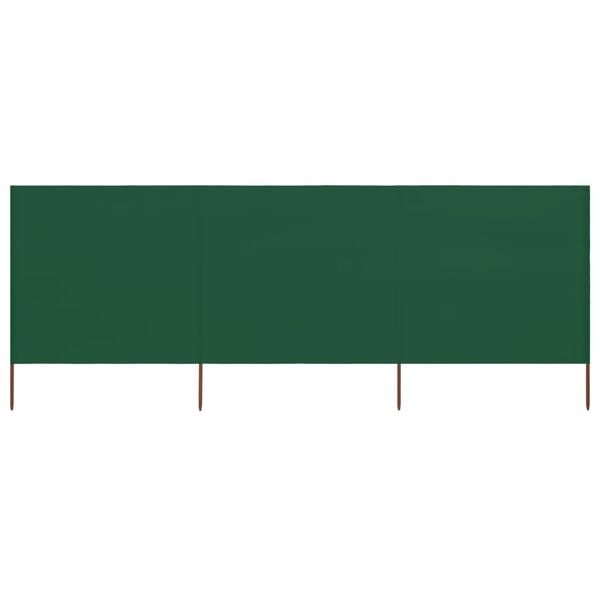 Vidaxl Paravent de jardin pliable 3 panneaux 400x160 cm - Vert - Jusqu'à -34%