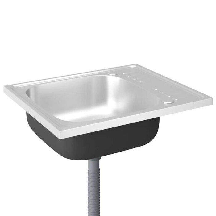 Vidaxl Évier de cuisine en inox réversible 600x500 - Jusqu'à 34% de remise