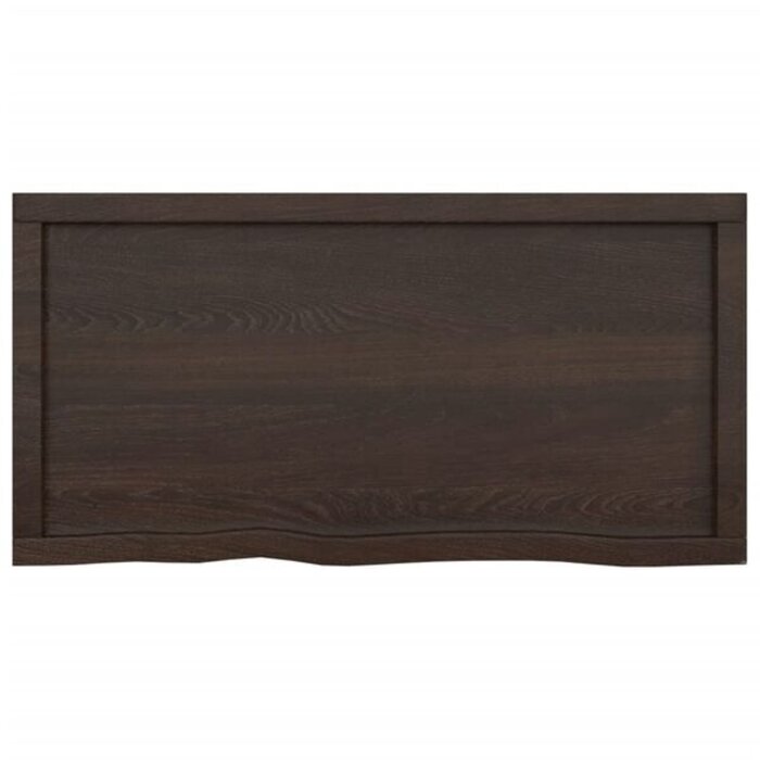 Vidaxl Plan de vasque en chêne massif 100x50 cm - Jusqu'à -31% sur l'outlet
