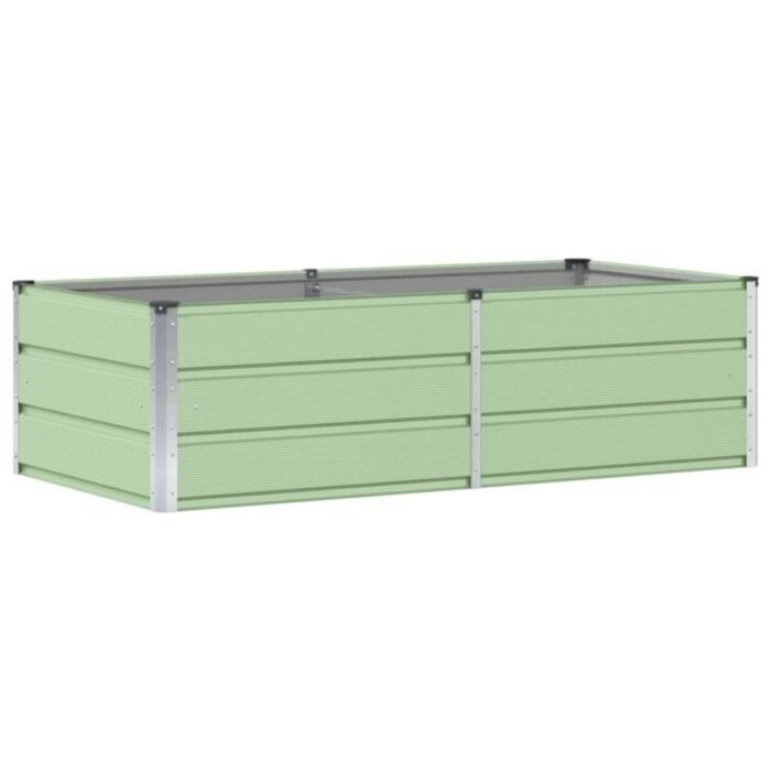 Vidaxl Bac à plantes en acier vert 160 cm - Jusqu'à -33% sur l'outlet