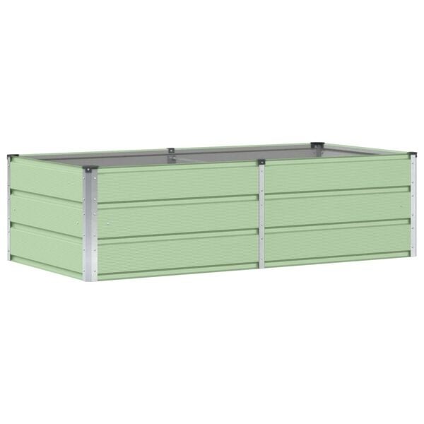 Vidaxl Bac à plantes en acier vert 160 cm - Jusqu'à -33% sur l'outlet