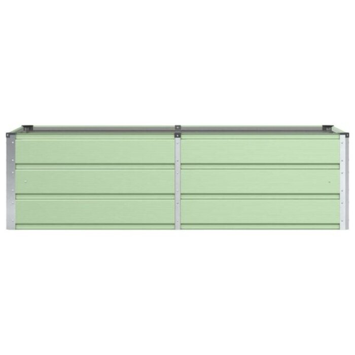 Vidaxl Bac à plantes en acier vert 160 cm - Jusqu'à -33% sur l'outlet