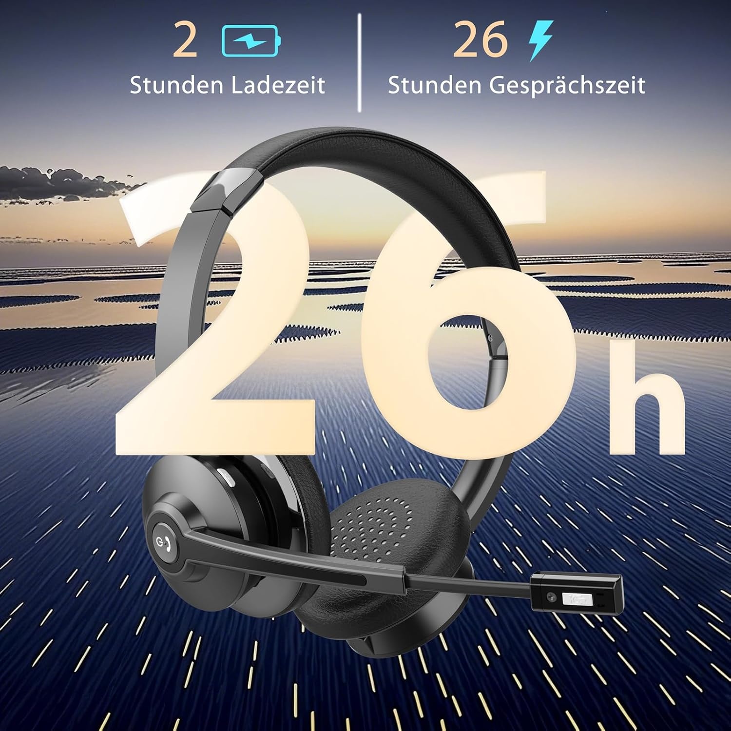 Casque PC Sans Fil avec Micro - 65% de remise