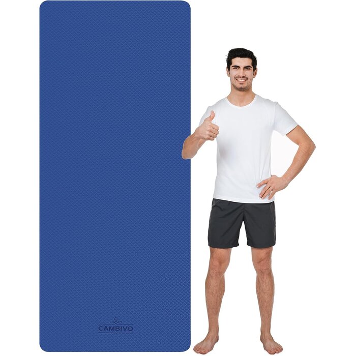 Tapis de yoga XL 213x81cm TPE antidérapant - 40% de remise