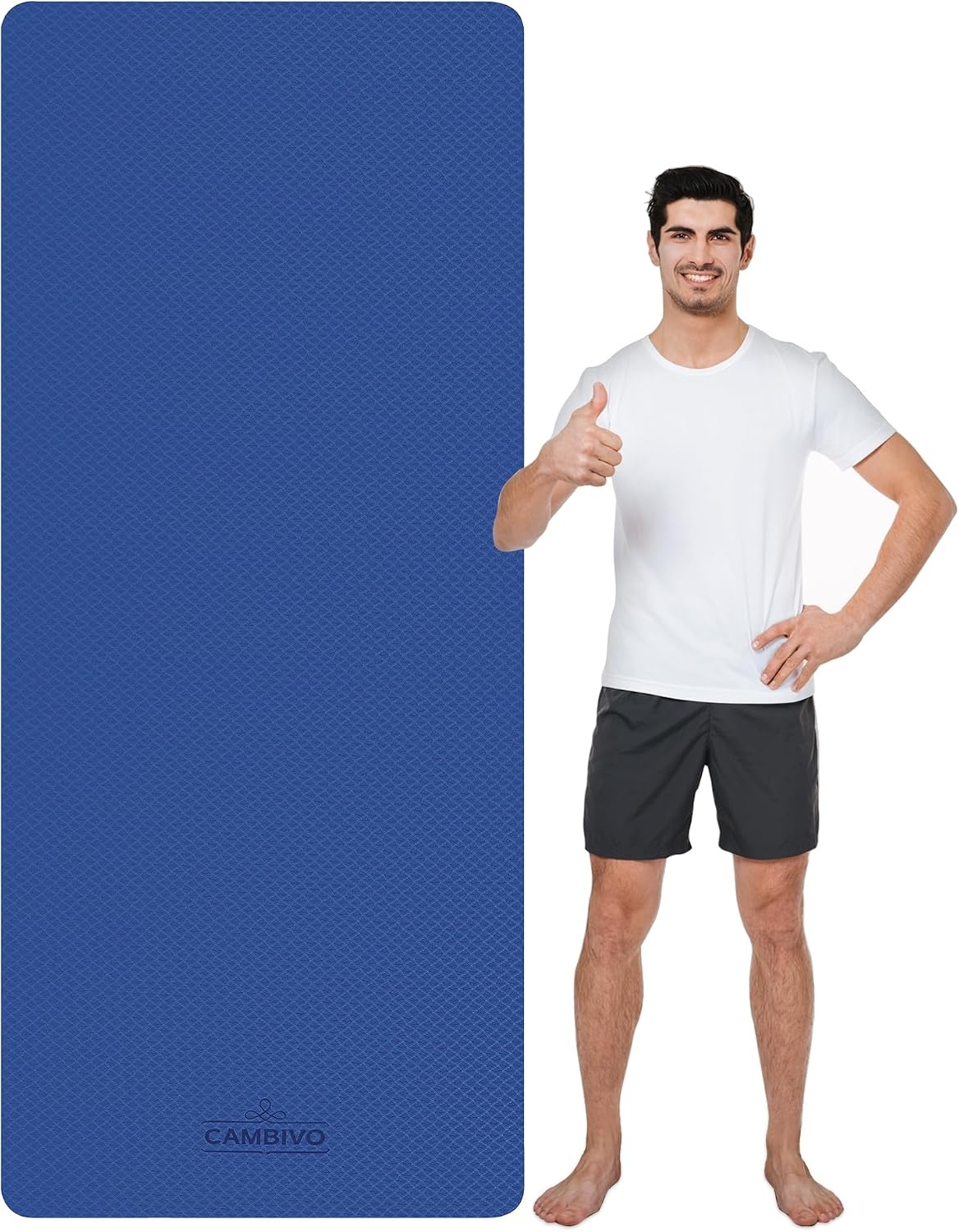Tapis de yoga XL 213x81cm TPE antidérapant - 40% de remise