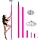 Barre de danse rotative rose - 52% de remise - Acier chromé 200 kg
