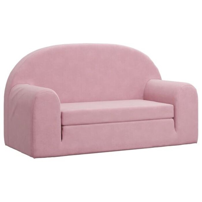Canapé-lit enfant 2 places rose - 51% de remise sur cet article déballé