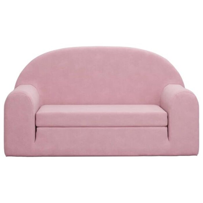Canapé-lit enfant 2 places rose - 51% de remise sur cet article déballé