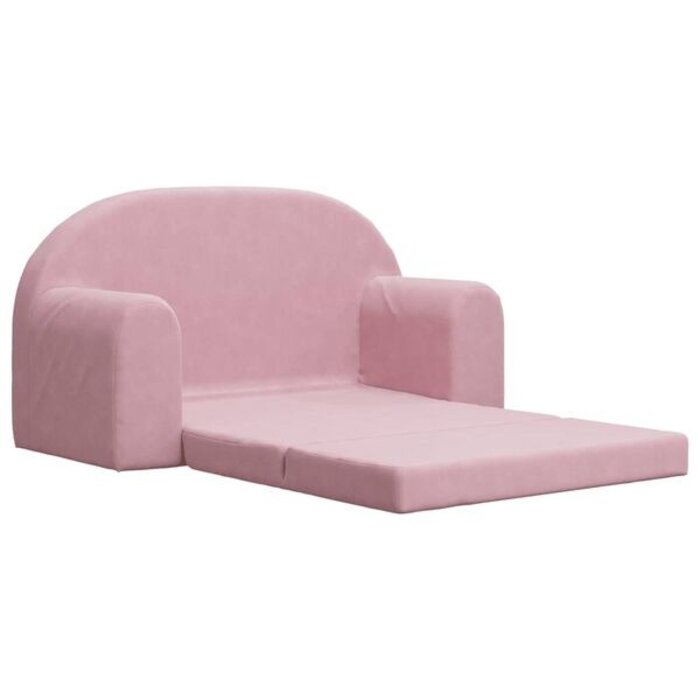 Canapé-lit enfant 2 places rose - 51% de remise sur cet article déballé