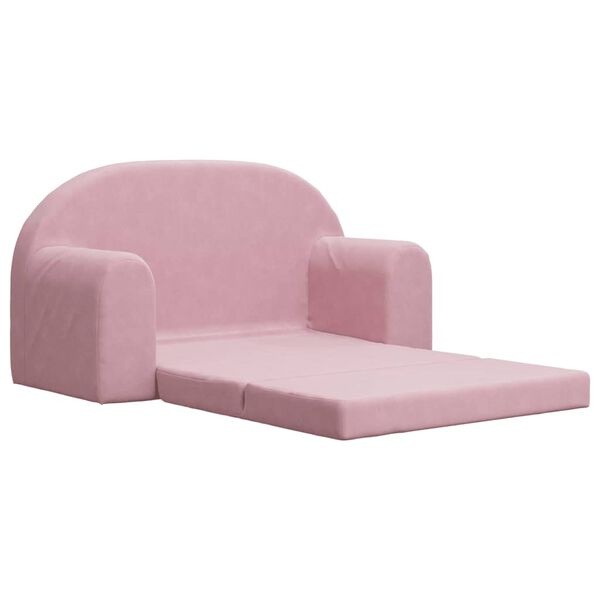 Canapé-lit enfant 2 places rose - 51% de remise sur cet article déballé