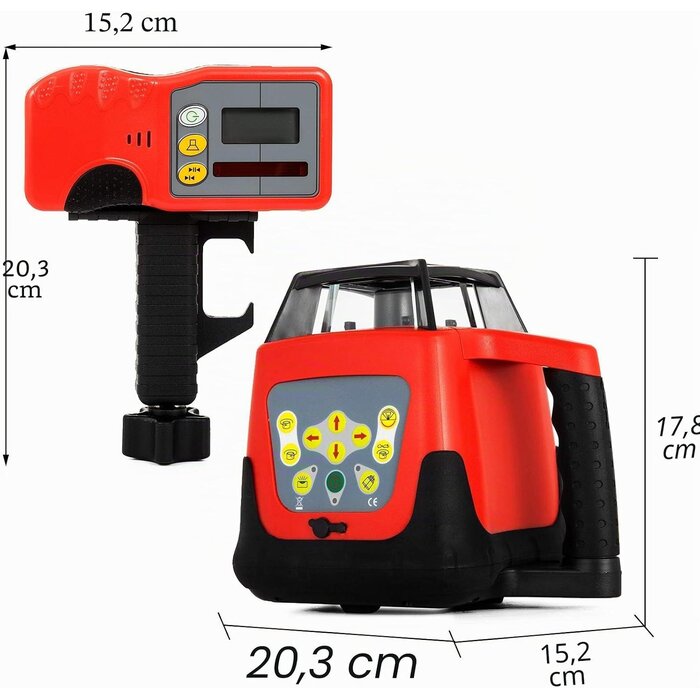 Laser rotatif 500m avec trépied et mire - 35% de remise